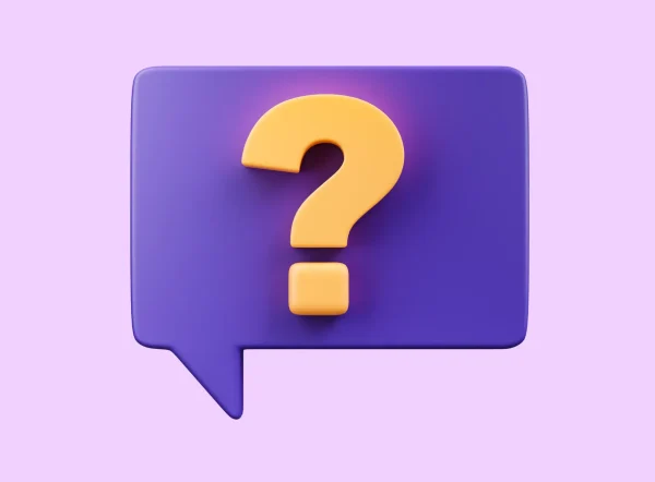 Question mark in 3d rendering